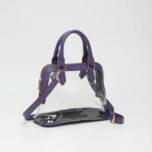 Load image into Gallery viewer, Analise Clear Satchel/Crossbody Bag
