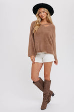 Load image into Gallery viewer, STRAPPY FRONT FUZZY PULLOVER
