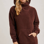 FLEECE HOODIE TUNIC