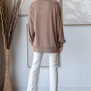 Ribbed Tunic Top w/Pockets
