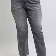 JUDY BLUE High Waisted Rhinestone Straight