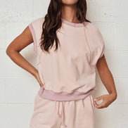Scuba Sleeveless Lounge TOP ONLY (shorts sold separately)