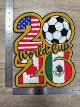 Load image into Gallery viewer, World Cup Stacked 2026 Chenille Patch (11 inch)
