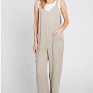 Front Pocketed Jumpsuit