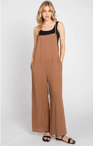 Wide Leg Jumpsuit with Spaghetti Straps