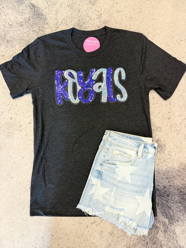 Royals Tee w/Sequin Patch