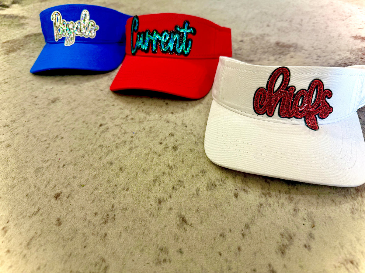 Kansas City Visors (Chiefs Royals and Current)