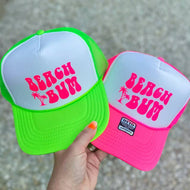 Beach Bum Neon Foam Trucker Hat