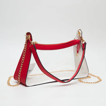 Load image into Gallery viewer, Marilyn Clear Satchel Bag With Chain Strap
