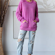 Ribbed Tunic Top w/Pockets