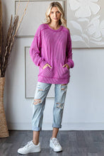 Load image into Gallery viewer, Ribbed Tunic Top w/Pockets
