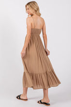 Load image into Gallery viewer, Smocked Ruffled Maxi Dress - ND40923
