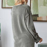 Ribbed Long Seeve Top