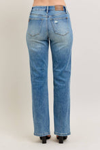 Load image into Gallery viewer, JUDY BLUE High Waisted Vintage Wash Front Seam &amp; Slit Straight
