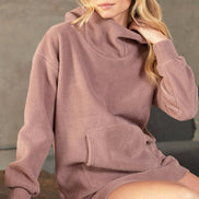FLEECE HOODIE TUNIC