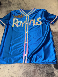 Royals Jersey w/Sequin Detailing (Royal Blue)