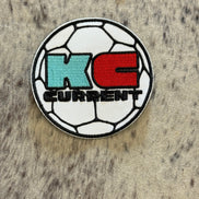 KC Current Soccer Ball Patch