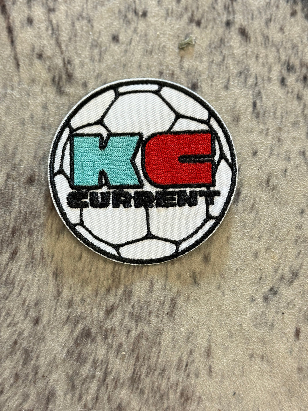 KC Current Soccer Ball Patch