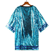 KC Sequin Shirt Dress