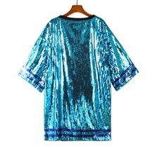 Load image into Gallery viewer, KC Sequin Shirt Dress
