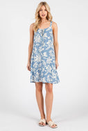 Print Flowy Mini Dress