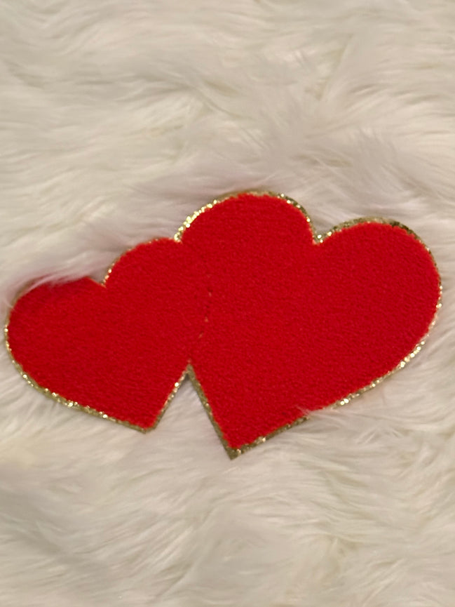 Hearts Chenille X-Large Patch (Valentine’s Collection)