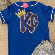 Royals Baseball Jersey w/Sequin Patches