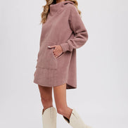 FLEECE HOODIE TUNIC