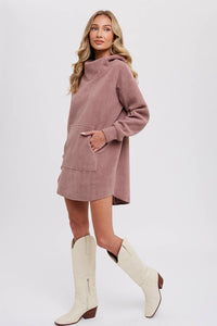 FLEECE HOODIE TUNIC