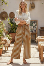 Load image into Gallery viewer, Striped Knit Wide Leg Pants
