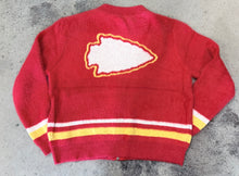 Load image into Gallery viewer, Chiefs Fuzzy Zip-Up Sweater
