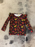 TS & TK Long Sleeve Ruffled Shirt