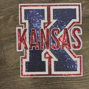 Kansas Sequin X-Large Patch