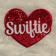 Swiftie Heart Sequin X-Large Patch (Valentine’s Collection)