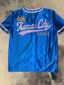Royals Jersey w/Sequin Detailing (Royal Blue)