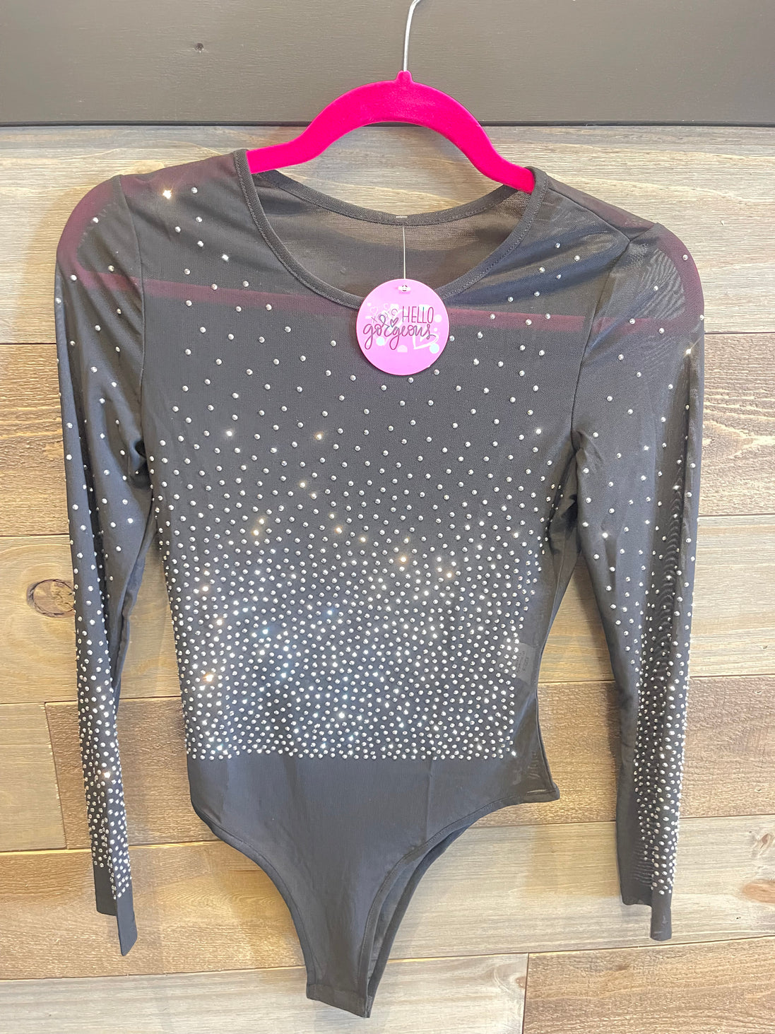 Black Bling Bodysuit