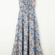 Boho Paisley Off Shoulder Dress