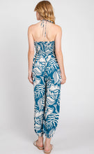 Load image into Gallery viewer, Jogger Jumpsuit w Deep V-Neck Detail
