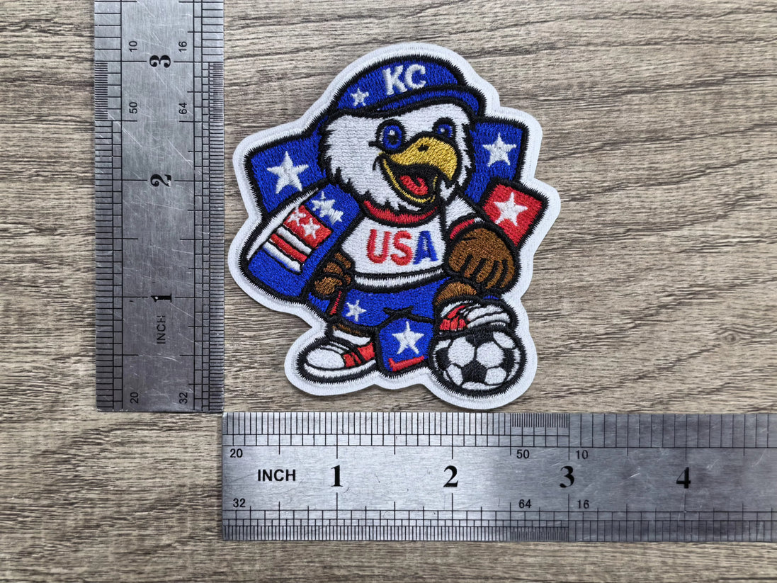 World Cup USA Eagle Embroidered Patch (3 inch)