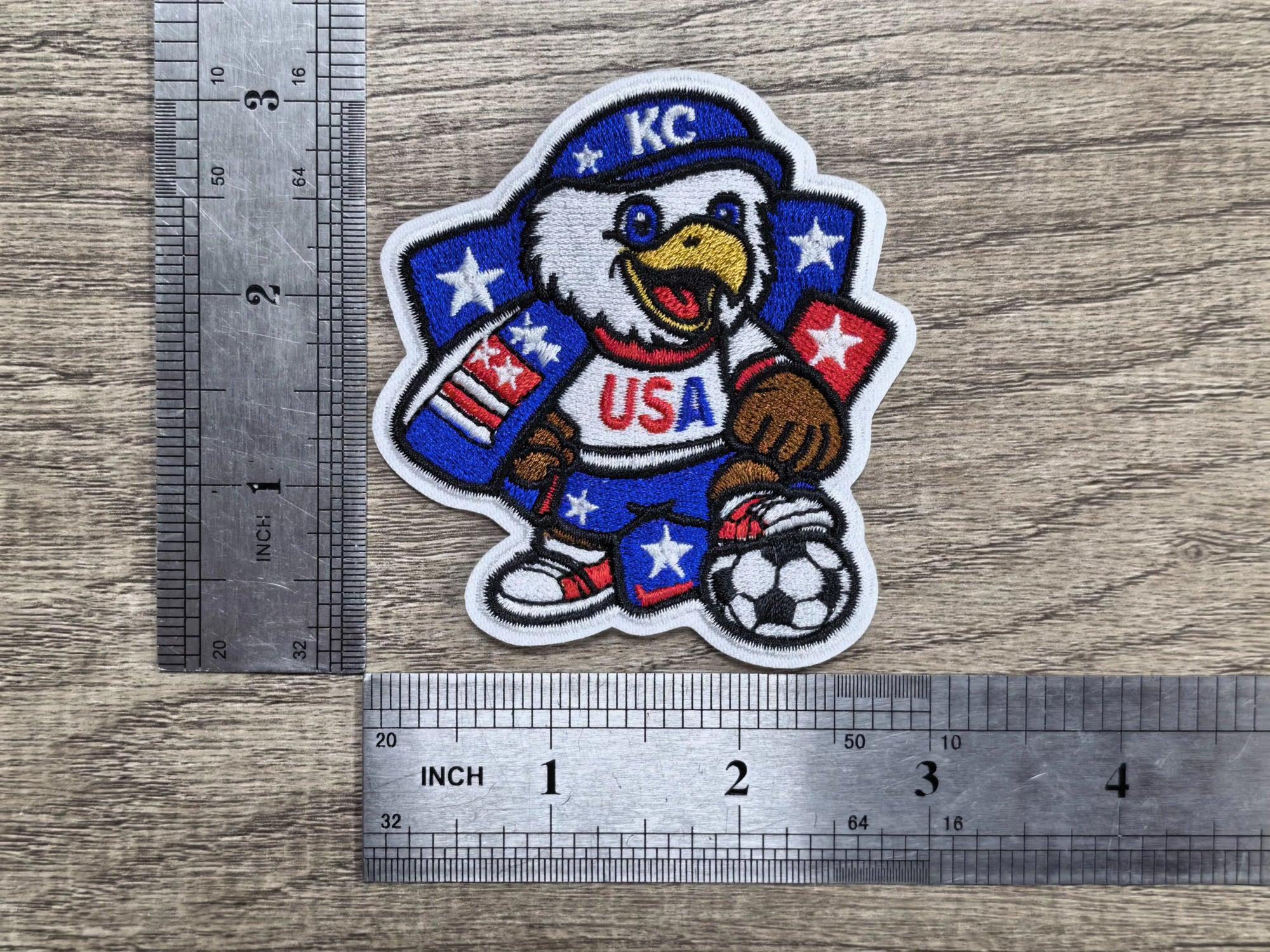 World Cup USA Eagle Embroidered Patch (3 inch)