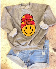 Load image into Gallery viewer, KIDS CHIEFS Sweatshirt Smiley Face
