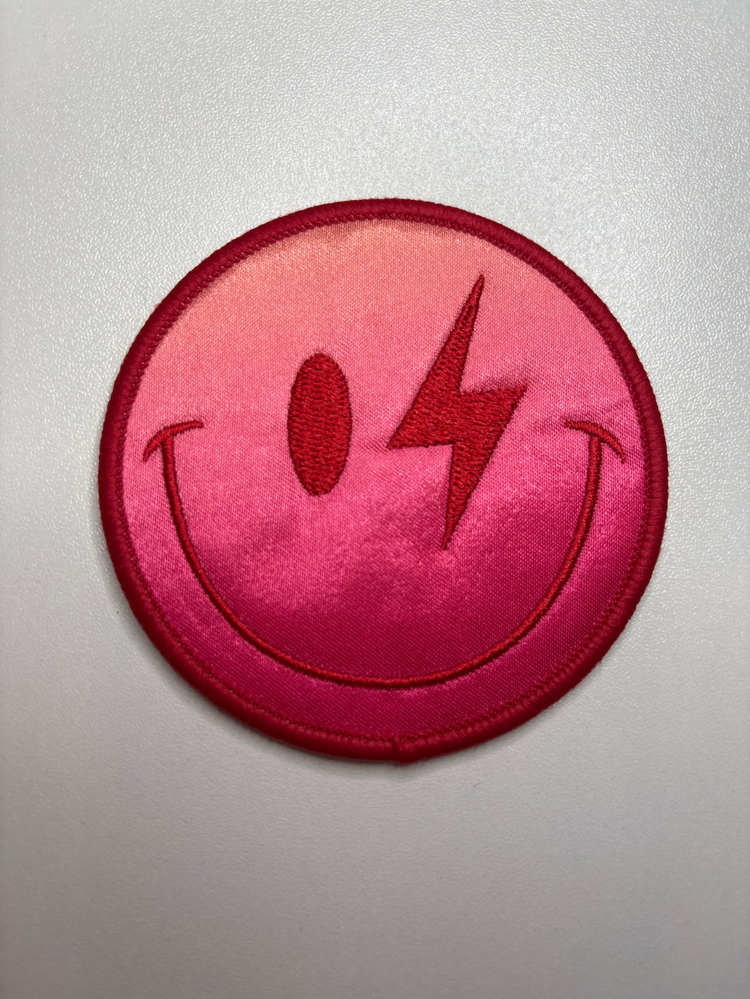 Red Ombre Smile Patch