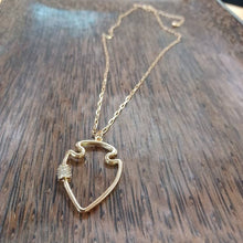 Load image into Gallery viewer, Large Bling Arrowhead Necklace Silver OR Gold
