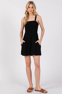 Smocked Detail Romper - NJU60420A-HV