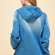 Denim Pullover Jacket