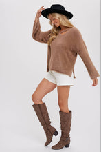 Load image into Gallery viewer, STRAPPY FRONT FUZZY PULLOVER
