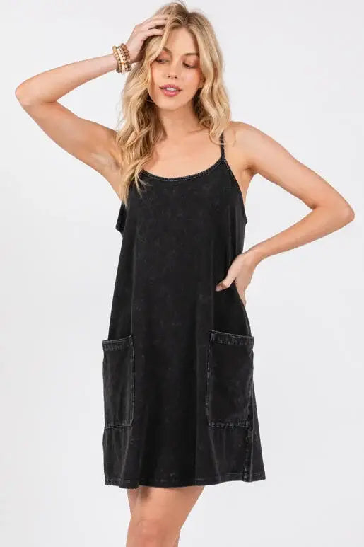 Garment Dye Cami Dress - D40854P