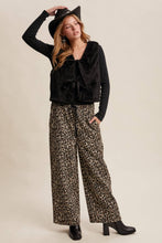 Load image into Gallery viewer, Reversible Tie-Front Fuzzy Vest
