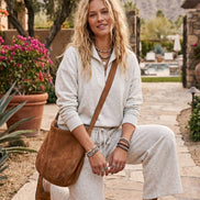 Scuba Wide Leg Pants (Half Zip Pullover Top Sold Separately)