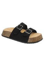 Load image into Gallery viewer, CHUBBY DOUBLE BUCKLED STRAP PLATFORM HEEL CORK SANDAL
